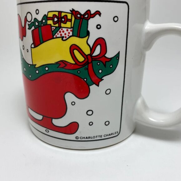 Charlotte Charles Christmas Mug Ceramic Coffee Hot Chocolate Mug Xmas Holiday - Picture 4 of 6